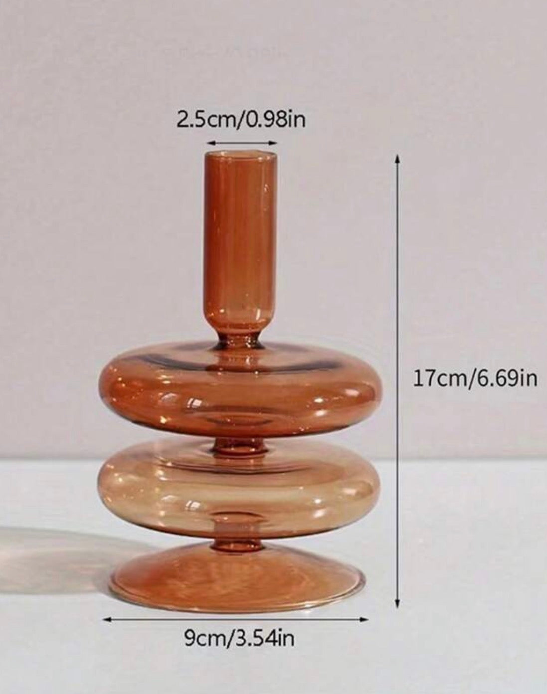 Qatar glass candle holder
